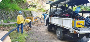 Водозаборный трубопровод опреснительной установки