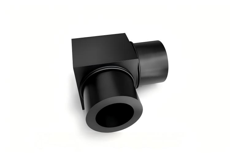 Maßgefertigter HDPE-Bogen 90°