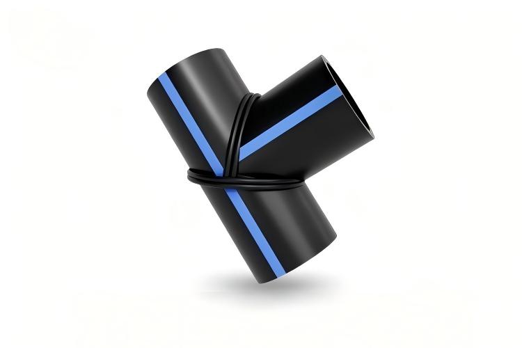 وصلة T مقسّمة HDPE مصنّعة