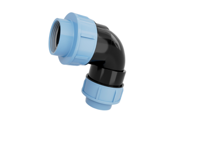 Coude 90° PP à compression